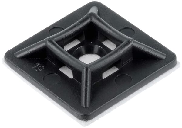 Lepicí úchytka kabelového stahovacího pásku, 3,6 mm, 100 ks