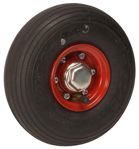 Roue 3.00x4 4PR ST28 Ø20/25x86 jante en acier · réf. W30044202586