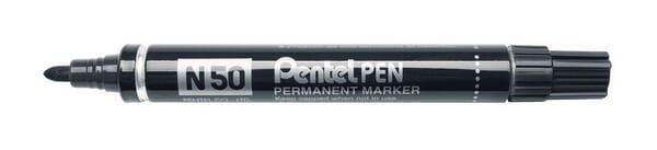 Marqueur N50 noir Pentel · réf. 000219