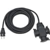 Construction site extension cable with 3-way rubber socket IP44