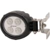 Work light LED, 18W, 1500lm, round, 10/30V, Ø 117mm Deutsch plug, Flood, 4 LED's, Kramp