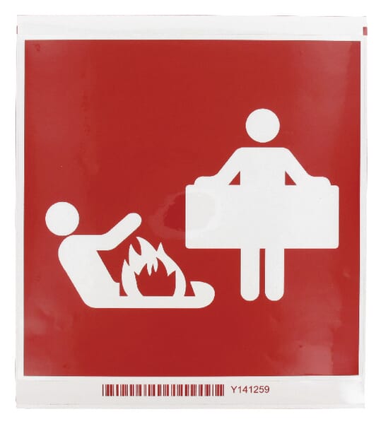 Nálepka Hasicí houně 200x200