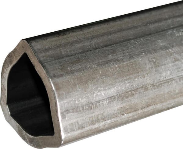Tube profilé intérieur T40, triangulaire diamètre 36,6 x 27 x 4,5 mm, longueur : 2 800 mm · réf. 191140100