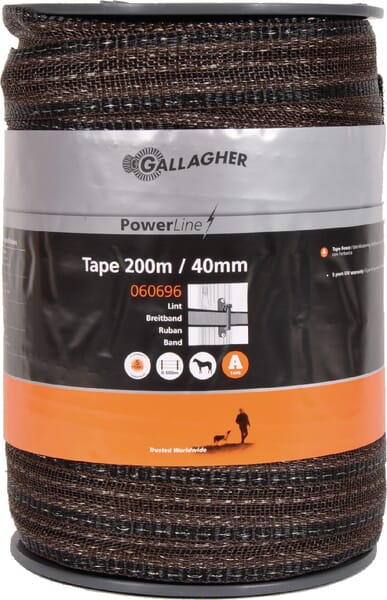 Ruban PowerL. 40mm 200m Terra — réf. 060696GAL
