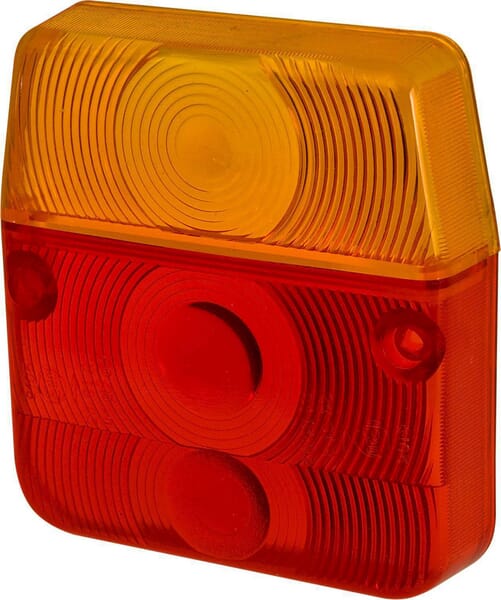 Cabochon, ambre/rouge 110x102mm arrière Promot · réf. 1400680205