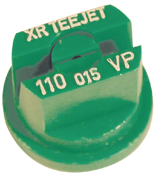 Buse à jet plat XR 110° 15 vert plastique TeeJet  ZNT · réf. XR110015VP