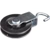 Pulley with rotating hook, zinc plated