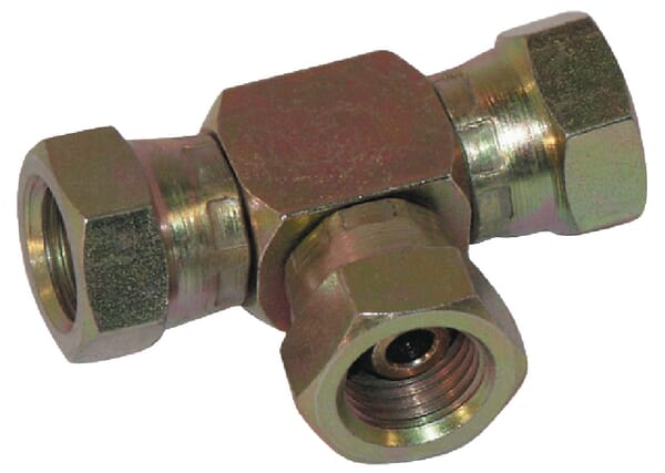 Raccord vissé en T F 5/8 BSP · réf. T10FBH