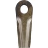 Mower blade LH/RH 132x50x4mm oval bore 23.0x20.5mm Suitable for Kongskilde JF/Stoll 25 pack
