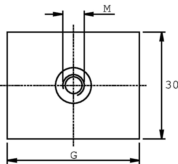 Plaque à souder db. inox Gr.1 vue 2