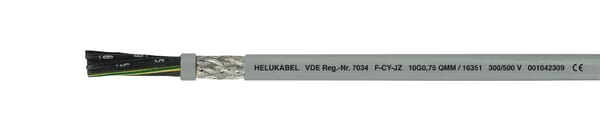 PVC flex Câble 12x0,5mm blinde · réf. FLEXCYJZ1205