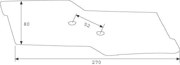 Pointe de soc D. OLYMPIC® vue 3