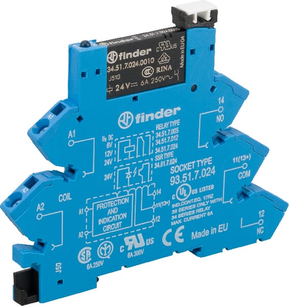 Module relais 1CO 6A 24VCC S. · réf. 386170240050