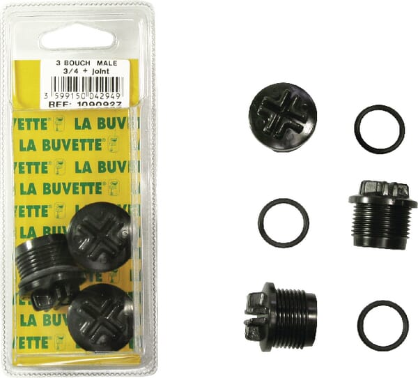3 bouchons AG 3/4 " · réf. BU1090927