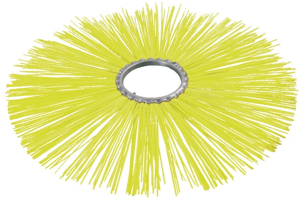 Brosse rotative poly 300/110 jaune · réf. BR300110P