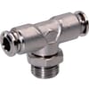 Push-in fitting T -  cylindrical outer thread, swivel - type TCSS..B