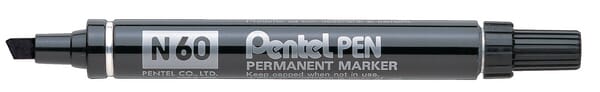 Marqueur N60 noir Pentel · réf. 001915