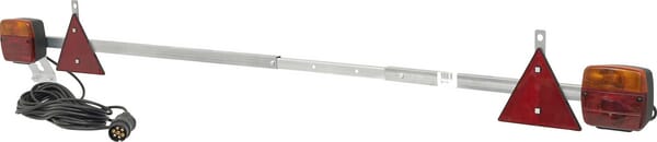 Barre lumineuse 12/24V 1,4-2,1m, câble 12m, prise 7 broches Ajba — réf. 1400970057