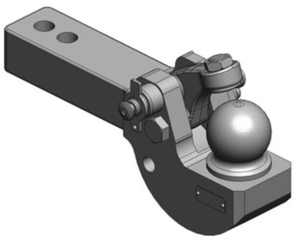 Pièce d'attelage K80 vue 2