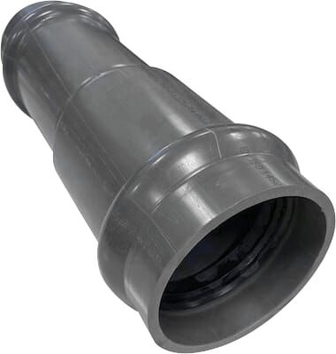 Manchon de réduction 125x110mm PVC PN10 vue 2