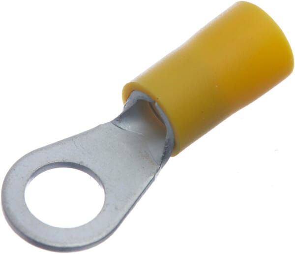 Connecteur à anneau, jaune, diamètre 4-6mm² 6mm (50x) — réf. LA9050CKR