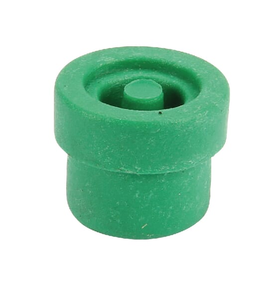 Bouton poussoir vert vue 2