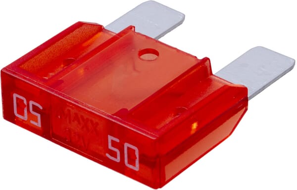 Fusible lame maxi 32V 50A longueur 34,3mm rouge pack 10x iMaXX · réf. SI20193