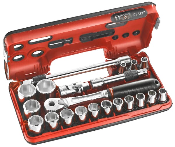 Coffret 21 pièces 1/2" — réf. SLDBOX500PB