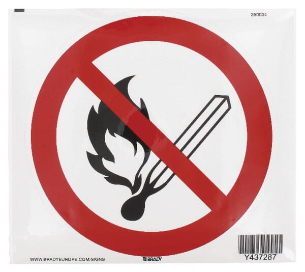 Nálepka Zák.rozděl.ohně 200 mm