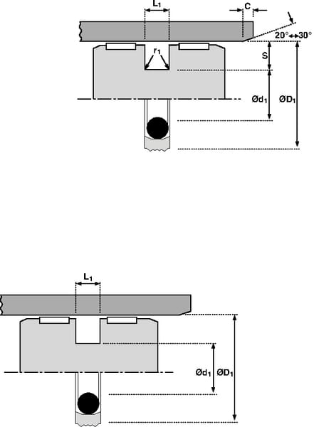 Joint de piston 100x84,5x6,3mm Hallite vue 2