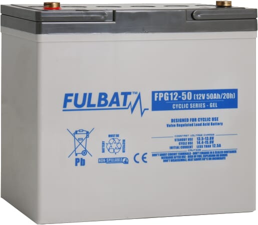 Batterie GEL 12 V 50 Ah · réf. FPG1250