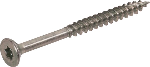 Vis à bois, Ø 6x50 mm, TX25, à tête fraisée, acier inoxydable — réf. SPT650RVS