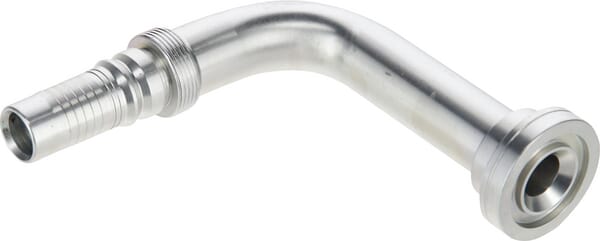 Raccord à sertir 4SH-DN20 avec bride ø41,3 mm 90° H115 · réf. SFSH201290H115G2