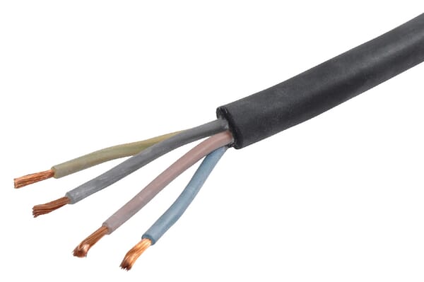 Cond. en caoutchouc 4x2,5 mm² · réf. H07RNF425