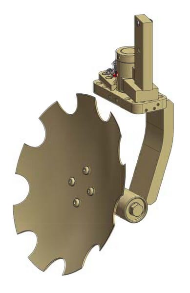 Charrue à disques Ø 400 mm avec double réglage d'angle RH — réf. 40006400