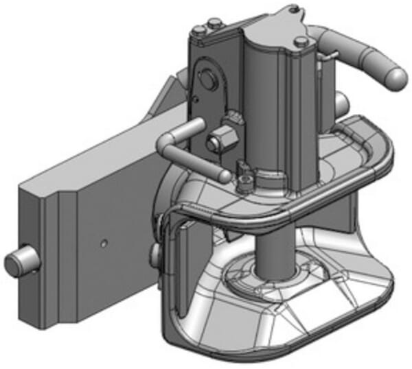 Attelage remorque CH-I 329 mm vue 2