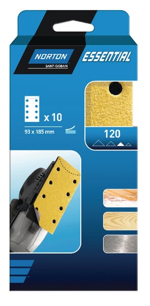 Brusné pásky se suchým zipem ve standardních délkách, základní