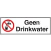 Veiligheidssignalering, Geen drinkwater