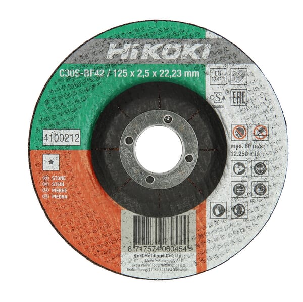 Disque à couper pierre 125x3,0 DPC — réf. 4100212