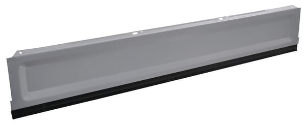 Ecr. socle 100x16 cm blanc/alu — réf. 57161610X
