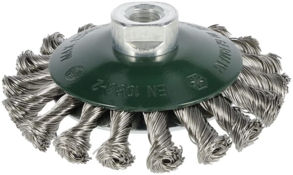 Kuželový kartáč s vázaným ocelovým drátem M14