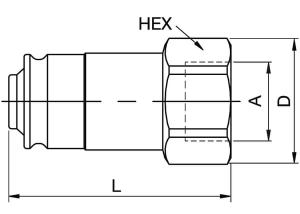 Embout 3/4" vue 3