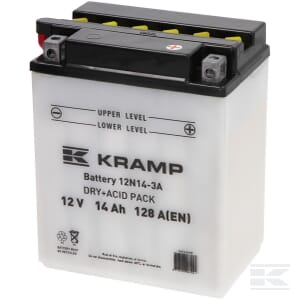 Acheter batterie-12v-14ah-128a-avec-pack-d-acide-kramp - KRAMP