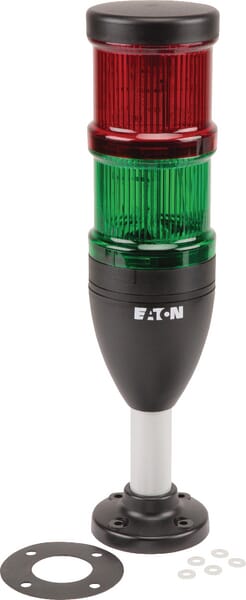 Colonne de signalisation + LED 24 V rouge/vert complet · réf. SL7100LRG24LED