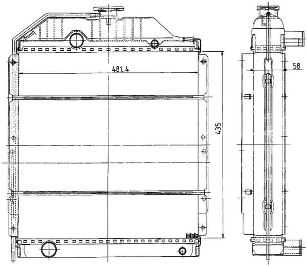 Radiateur vue 3