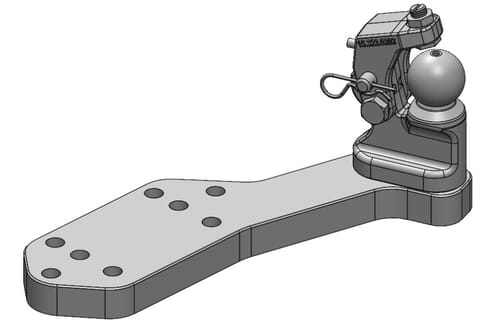 Direction forcée K50® D pour attelage de 50-55 mm · réf. 00522050A02