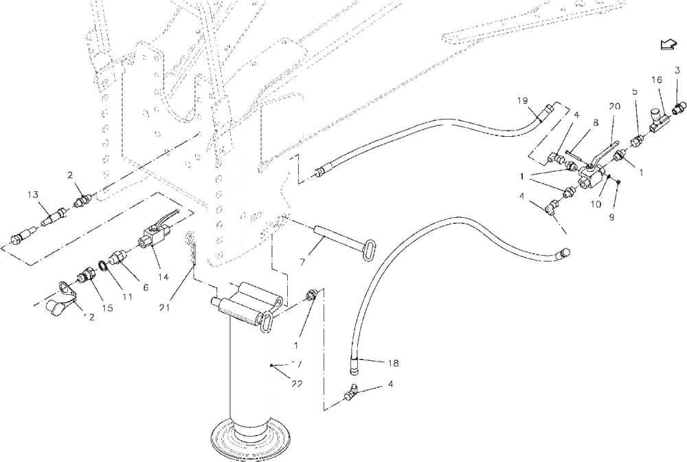 002 Hydraulický parkovací stojan