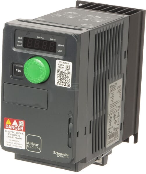 Régulateur de fréquence 200-240V 0.75kW vue 2