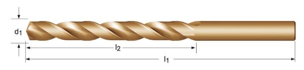 Foret à métaux 2.5x57mm Dormer vue 2