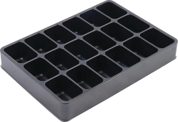 Insert avec 18 compartiments, en plastique — réf. 1935200018